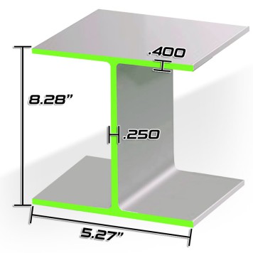 8 X 21# WF BEAM