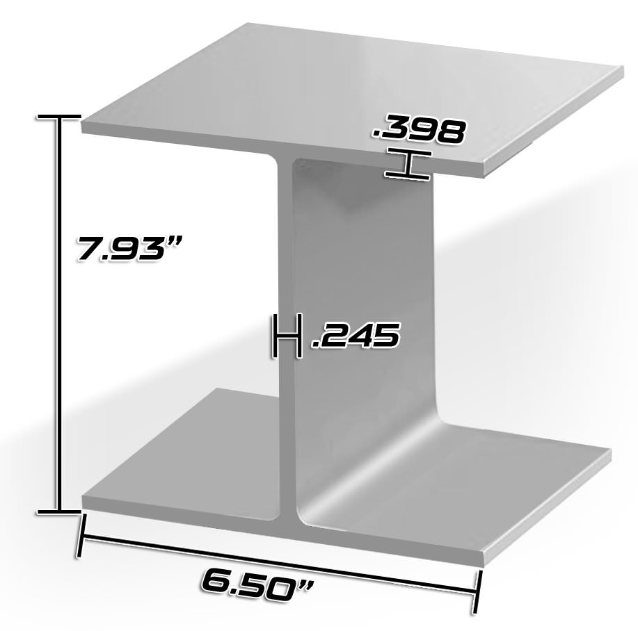 8 X 24# WF BEAM | Wheeler Metals