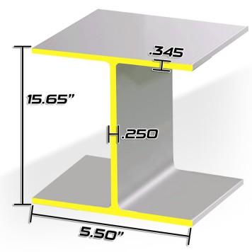 16 X 26# WF BEAM