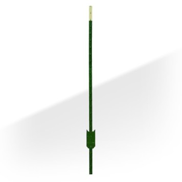 6' X 1.25 T-POST W/ CLIP - GREEN