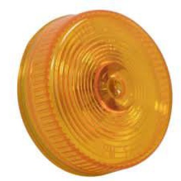 CLEARANCE LIGHT, 2 1/2" DIAMETER, AMBER