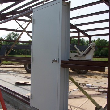 3/0 x 6/8 Pre-Hung Metal Walk-Thru Door