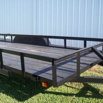 16' UTILITY TRAILER - ANGLE RAIL - NEW TIRES