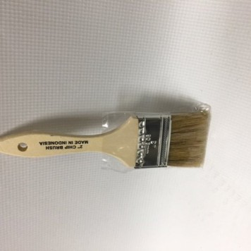 2" Chip Brush Wood Handle