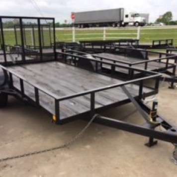 6' x 12' STANDARD TRAILER w/ GATE - NEW TIRES