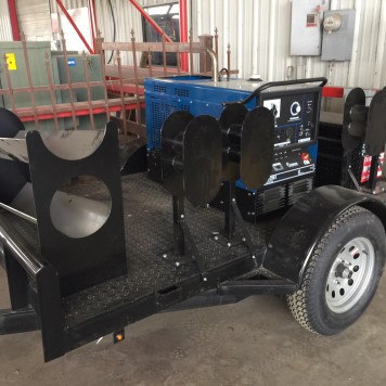 Welding Trailer With Infra Bronco 225