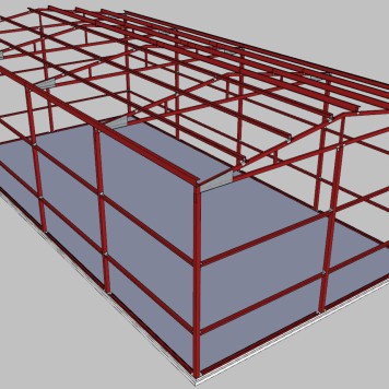 20 X 40 X 12 EZ TRUSS BUILDING KIT