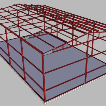 24 X 40 X 12 EZ TRUSS BUILDING KIT