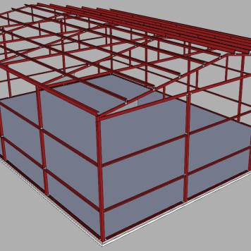 30 X 40 X 12 EZ TRUSS BUILDING KIT