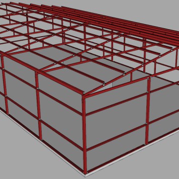 30 X 50 X 10 EZ TRUSS BUILDING KIT