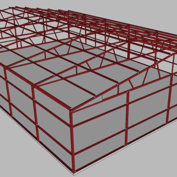 40 X 60 X 10 EZ TRUSS BUILDING KIT