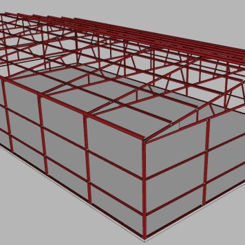 40 X 70 X 12 EZ TRUSS BUILDING KIT