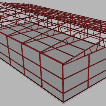 40 X 80 X 12 EZ TRUSS BUILDING KIT