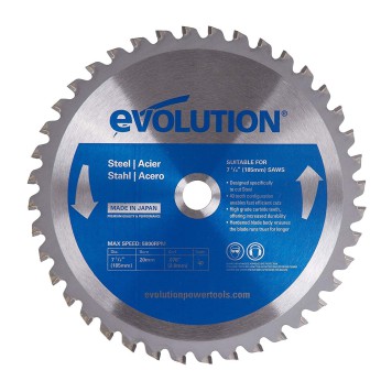 EVOLUTION 7-1/4" STEEL CUTTING BLADE