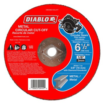 DIABLO 6 1/2" X 1/8" Metal Circular Cut-Off Disc