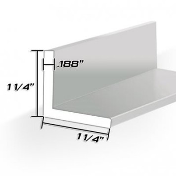 1 1/4" X 1 1/4 X 3/16" ANGLE - 10FT