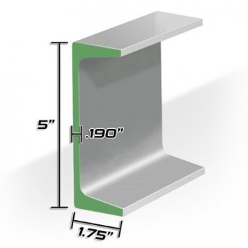 5" X 6.7# CHANNEL - 10FT