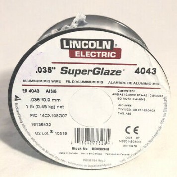 .030 Suprglaze 4043 Mig Wire - 1#