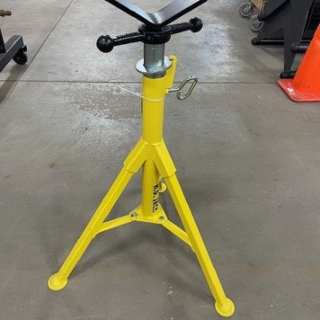 TALL FIXED JACK STAND/V-HEAD YELLOW