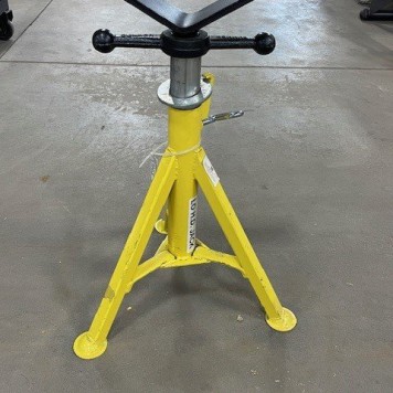 SHORT FIXED JACK STAND/V-HEAD YELLOW