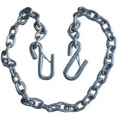 Chain & Accessories - 48" SAFETY CHAIN W/ DBL HOOK