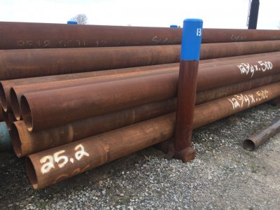 Pipe - New & Used - 12 3/4" x .500w New Surplus Pipe - 42'