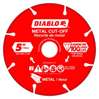 DIABLO 5" Diamond Metal Cut-Off Blade