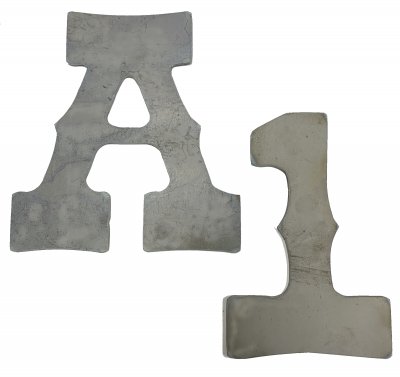 8" Western Cutout Letters