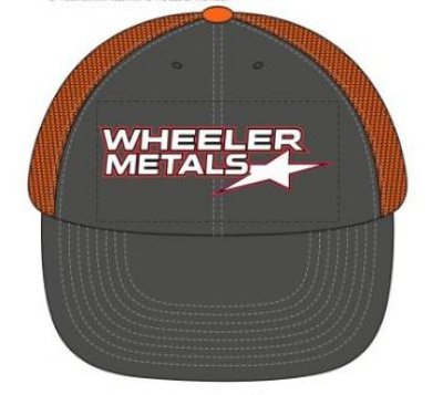 Wheeler Mesh Trucker Cap - Orange