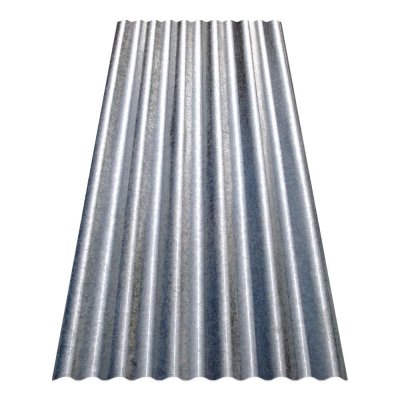 Corrugated Bar Tin  - Galvanized Corrugated Roof Metal - 8'