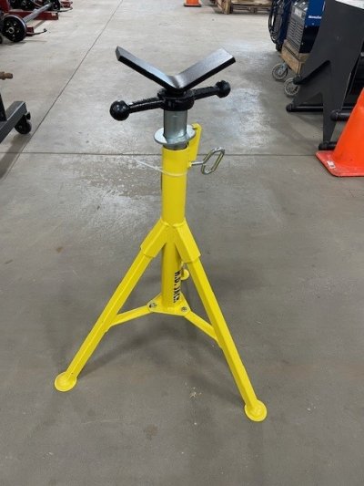 TALL FIXED JACK STAND/V-HEAD YELLOW