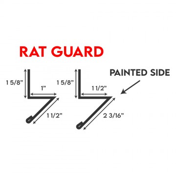 Low Rib Trims - Rat Guard 1 3/8"