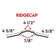 R-Panel Trims - Ridge Cap