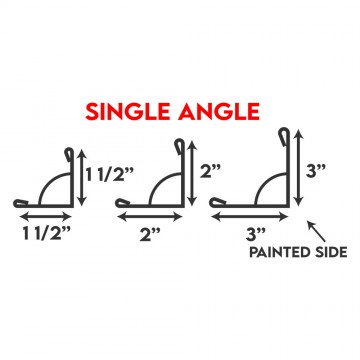 Low Rib Trims - Single Angle 1 1/2"