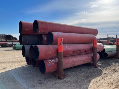 Pipe - New & Used - 24"OD X .500 WALL FBE PIPE